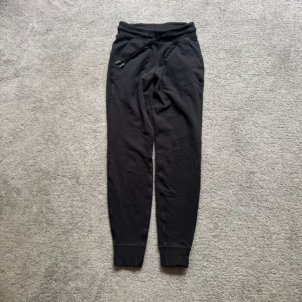 Lululemon Athletic Sweat Leisure Black Casual Pants Women's Size 2